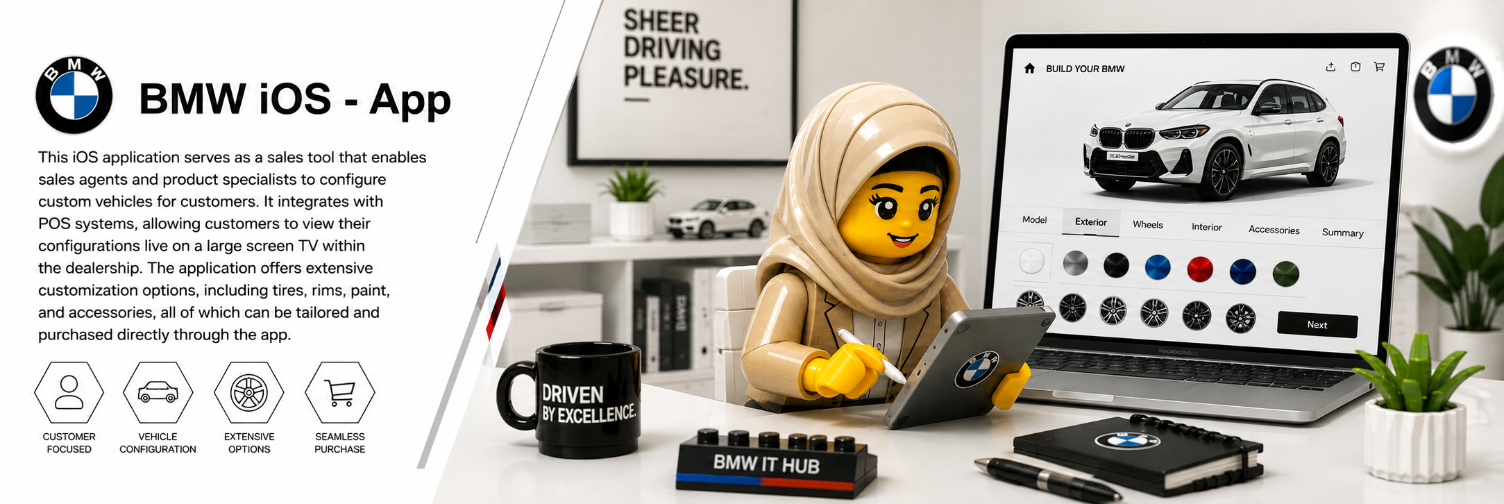 BMW Mobile Customizer case study banner
